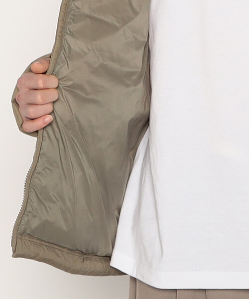DANTON（ダントン）の「MEN'S NYLON TAFFETA MIDDLE DOWN HOODED JACKET（ダウンジャケット/コート・メンズ・ブラック/グレー系その他/ベージュ・L/XL/M/S/XXL/XS）」の15枚目の写真