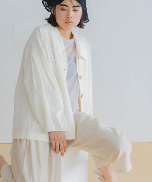 WHYTO.(ホワイト)の「「WHYTO. / ホワイト」シアーボリュームトラウザー(その他パンツ・レディース・ブラウン系その他/ライトベージュ/ブラック/ブルー・38/36)」の15枚目の写真