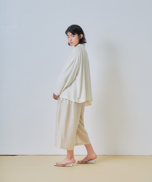 WHYTO.(ホワイト)の「「WHYTO. / ホワイト」シアーボリュームトラウザー(その他パンツ・レディース・ブラウン系その他/ライトベージュ/ブラック/ブルー・38/36)」の17枚目の写真