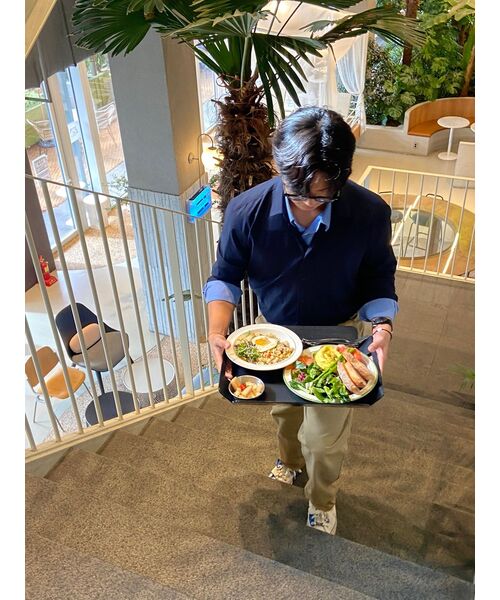 MUSINSA STANDARD（ムシンサスタンダード）の「リラックスフィットシルキーシャツ[ダークネイビー]（シャツ/ブラウス・メンズ・その他・MEDIUM/LARGE/X-LARGE/XX-LARGE/SMALL）」の12枚目の写真