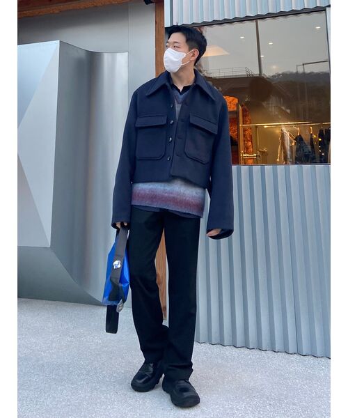MUSINSA STANDARD（ムシンサスタンダード）の「リラックスフィットシルキーシャツ[ダークネイビー]（シャツ/ブラウス・メンズ・その他・MEDIUM/LARGE/X-LARGE/XX-LARGE/SMALL）」の19枚目の写真