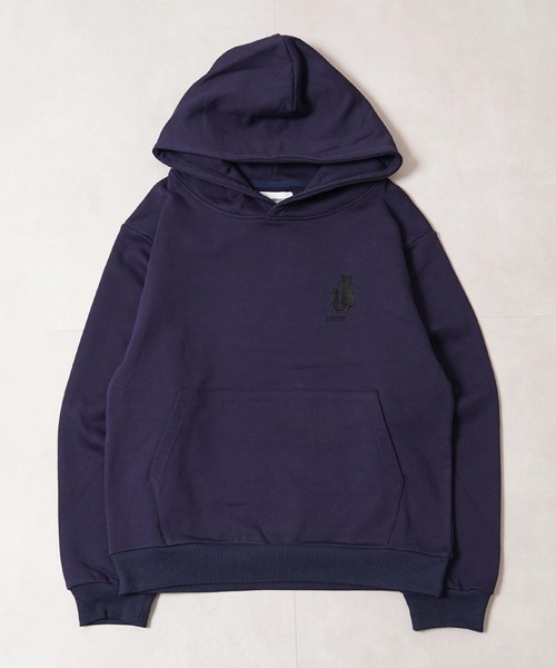 #MEMORY（メモリー）の「【MEMORY】ヘビーウェイト 黒猫バブチャンプルパーカー / Black Cat Bubble Mix-and-Match Hoodie（パーカー・メンズ・ネイビー/ホワイト系/チャコールグレー・M/L/XL）」の11枚目の写真