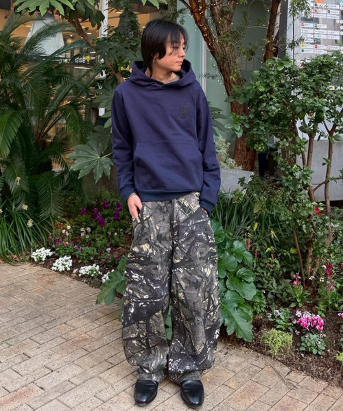 #MEMORY（メモリー）の「【MEMORY】ヘビーウェイト 黒猫バブチャンプルパーカー / Black Cat Bubble Mix-and-Match Hoodie（パーカー・メンズ・ネイビー/ホワイト系/チャコールグレー・M/L/XL）」の17枚目の写真