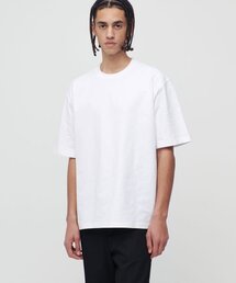 ヘビーウェイトリラックスクルーネックTシャツ[ホワイト]