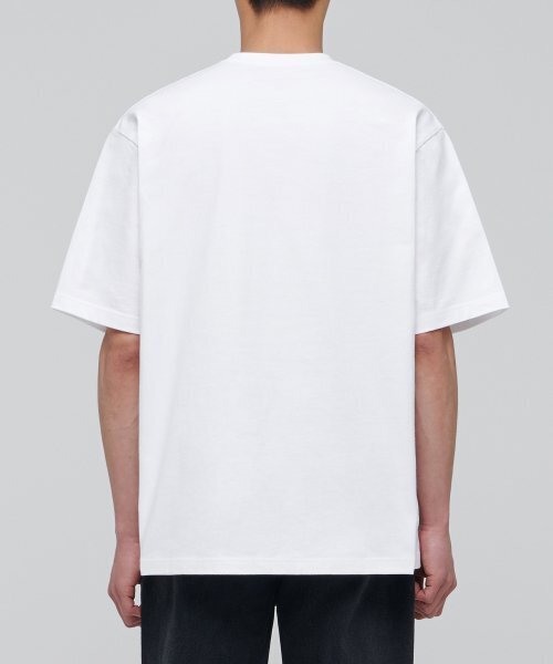 MUSINSA STANDARD（ムシンサスタンダード）の「ヘビーウェイトリラックスクルーネックTシャツ[ホワイト]（Tシャツ/カットソー・メンズ・その他・SMALL/MEDIUM/LARGE/X-LARGE/XX-LARGE/XXX-LARGE）」の3枚目の写真