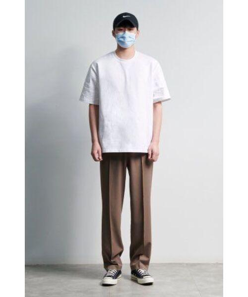 MUSINSA STANDARD（ムシンサスタンダード）の「ヘビーウェイトリラックスクルーネックTシャツ[ホワイト]（Tシャツ/カットソー・メンズ・その他・SMALL/MEDIUM/LARGE/X-LARGE/XX-LARGE/XXX-LARGE）」の22枚目の写真