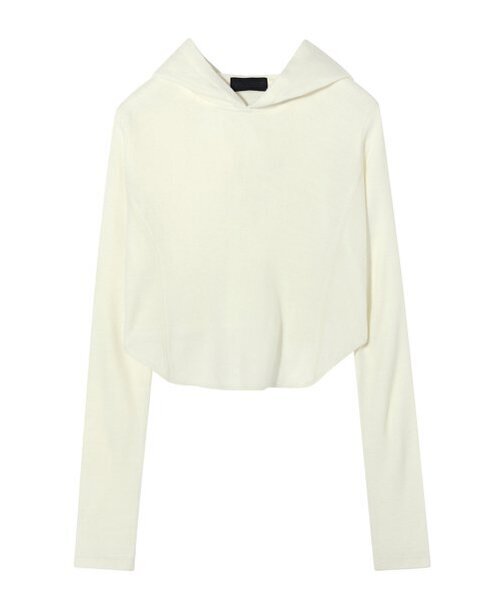 YOUHEE（ユヒ）の「HOOD LONG SLEEVE IVORY（ニット/セーター・レディース・その他・FREE）」の2枚目の写真