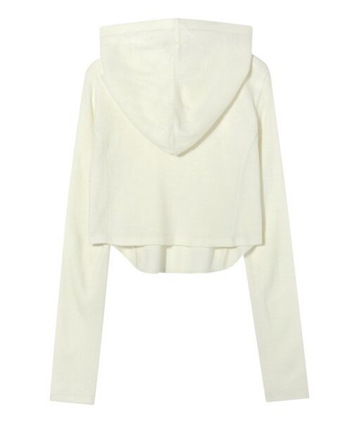 YOUHEE（ユヒ）の「HOOD LONG SLEEVE IVORY（ニット/セーター・レディース・その他・FREE）」の3枚目の写真