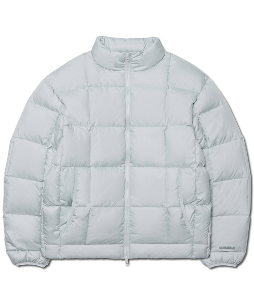 NOMANUAL(NOMANUAL)の「QUBE DUCK DOWN - LIGHT GRAY(ダウンジャケット/コート・レディース・その他・SMALL/MEDIUM/LARGE/X-LARGE)」の1枚目の写真