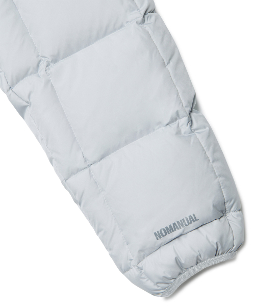 NOMANUAL(NOMANUAL)の「QUBE DUCK DOWN - LIGHT GRAY(ダウンジャケット/コート・レディース・その他・SMALL/MEDIUM/LARGE/X-LARGE)」の6枚目の写真