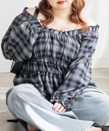 チェック柄 長袖 オフショルダー」に該当するファッション通販 - ZOZOTOWN