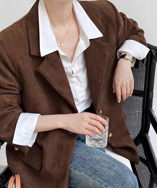 セール】コーデュロイスーツジャケット（チェスターコート）｜FAVORITO