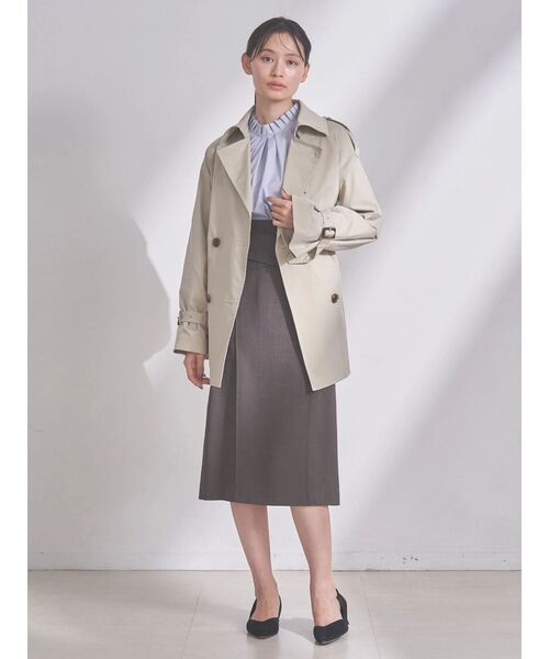 TONAL(トーナル)の「【LIMONTA】トレンチミディコート(トレンチコート・レディース・ベージュ/ネイビー/アイボリー・SMALL/MEDIUM)」の5枚目の写真