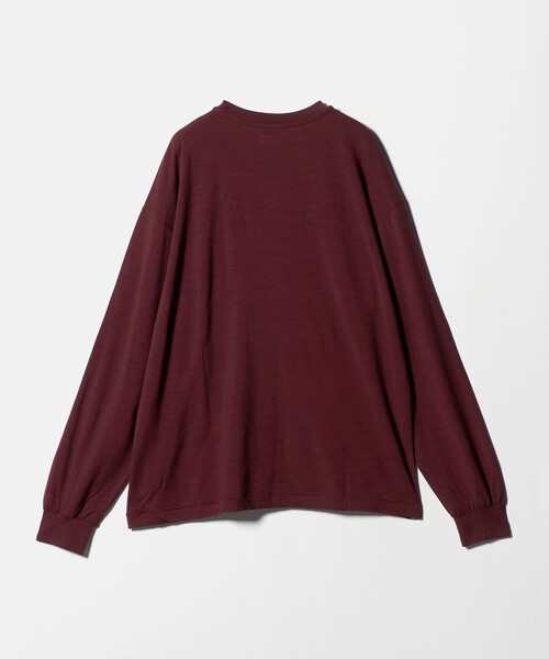 Kaptain Sunshine（キャプテン サンシャイン）の「＜KAPTAIN SUNSHINE＞ WL MRN L/S/Tシャツ（Tシャツ/カットソー・メンズ・ワイン/ネイビー・4/3）」の3枚目の写真