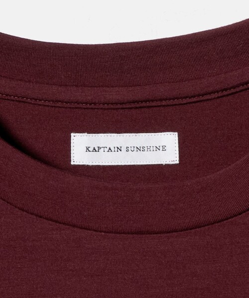 Kaptain Sunshine（キャプテン サンシャイン）の「＜KAPTAIN SUNSHINE＞ WL MRN L/S/Tシャツ（Tシャツ/カットソー・メンズ・ワイン/ネイビー・4/3）」の10枚目の写真