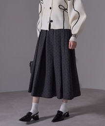 each（イーチ）の「フロッキードットプリーツスカート（スカート）」