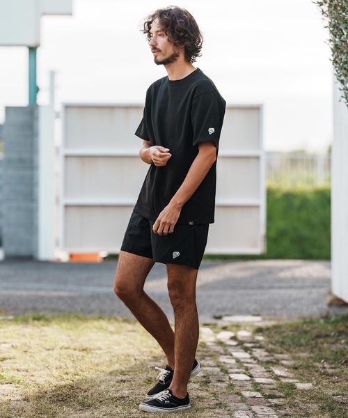 1minute 1second(ワンミニットワンセカンド)の「mp14369-cursive embroidery nylon shorts ショートパンツ(1M26H240)(その他パンツ・メンズ・ブラック/ブラック×ピンク・S/M/L/XL)」の17枚目の写真