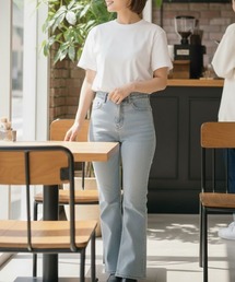 【URGE:】セミフレア デニム パンツ