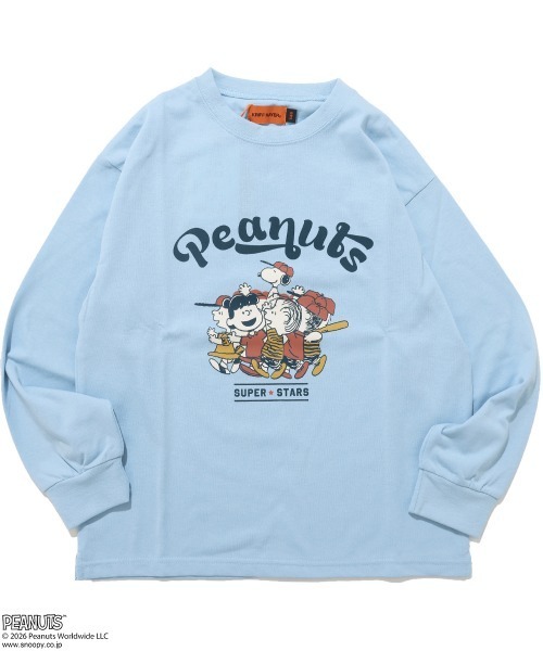 KRIFF MAYER Kid's Collection(クリフメイヤーキッズコレクション)の「SNOOPYコラボゆるT(Tシャツ/カットソー・キッズ・ネイビー/オリーブ/オフホワイト/カラフル/サックスブルー・130/120/170/160/150/140)」の10枚目の写真