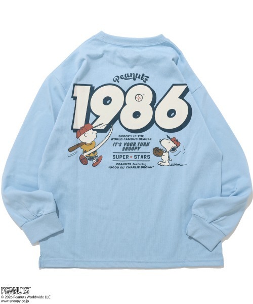 KRIFF MAYER Kid's Collection(クリフメイヤーキッズコレクション)の「SNOOPYコラボゆるT(Tシャツ/カットソー・キッズ・ネイビー/オリーブ/オフホワイト/カラフル/サックスブルー・130/120/170/160/150/140)」の11枚目の写真