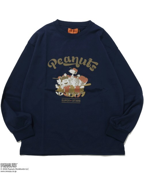 KRIFF MAYER Kid's Collection(クリフメイヤーキッズコレクション)の「SNOOPYコラボゆるT(Tシャツ/カットソー・キッズ・ネイビー/オリーブ/オフホワイト/カラフル/サックスブルー・130/120/170/160/150/140)」の12枚目の写真
