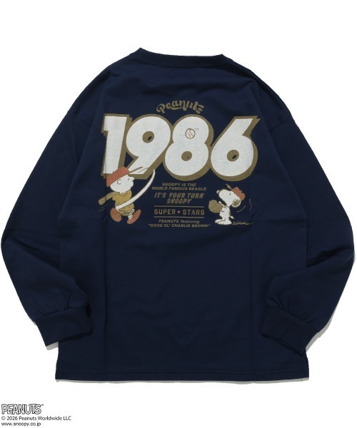 KRIFF MAYER Kid's Collection(クリフメイヤーキッズコレクション)の「SNOOPYコラボゆるT(Tシャツ/カットソー・キッズ・ネイビー/オリーブ/オフホワイト/カラフル/サックスブルー・130/120/170/160/150/140)」の13枚目の写真