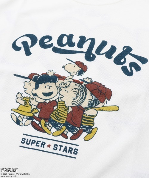 KRIFF MAYER Kid's Collection(クリフメイヤーキッズコレクション)の「SNOOPYコラボゆるT(Tシャツ/カットソー・キッズ・ネイビー/オリーブ/オフホワイト/カラフル/サックスブルー・130/120/170/160/150/140)」の16枚目の写真