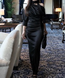 THEODORIC.dy（セオドリックディ）の「スカーフドレープワンピース（ワンピース）」