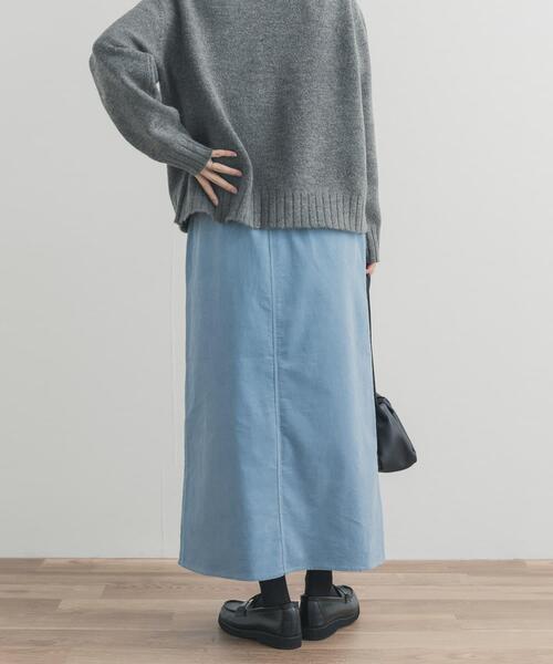 URBAN RESEARCH DOORS(アーバンリサーチドアーズ)の「『UR TECH』コーデュロイスカート(スカート・レディース・ライトブルー/アイボリー・MEDIUM)」の11枚目の写真