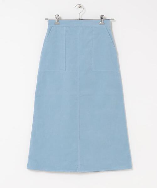 URBAN RESEARCH DOORS(アーバンリサーチドアーズ)の「『UR TECH』コーデュロイスカート(スカート・レディース・ライトブルー/アイボリー・MEDIUM)」の9枚目の写真