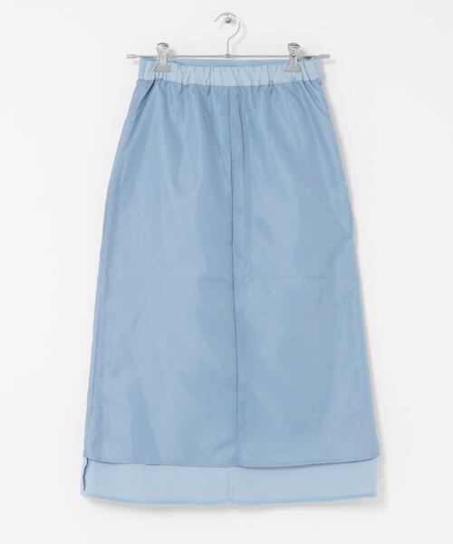 URBAN RESEARCH DOORS(アーバンリサーチドアーズ)の「『UR TECH』コーデュロイスカート(スカート・レディース・ライトブルー/アイボリー・MEDIUM)」の5枚目の写真