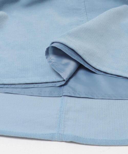 URBAN RESEARCH DOORS(アーバンリサーチドアーズ)の「『UR TECH』コーデュロイスカート(スカート・レディース・ライトブルー/アイボリー・MEDIUM)」の4枚目の写真