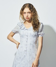 DEICY（デイシー）の「コットンボイルフラワーワンピース（ワンピース）」