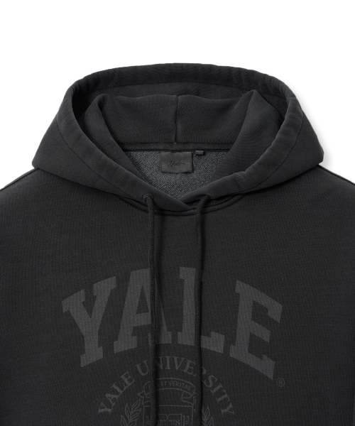 YALE(イェール)の「ウィメンズアーチロゴピグメントクロップフード_チャコール(パーカー・レディース・その他・SMALL/MEDIUM)」の4枚目の写真
