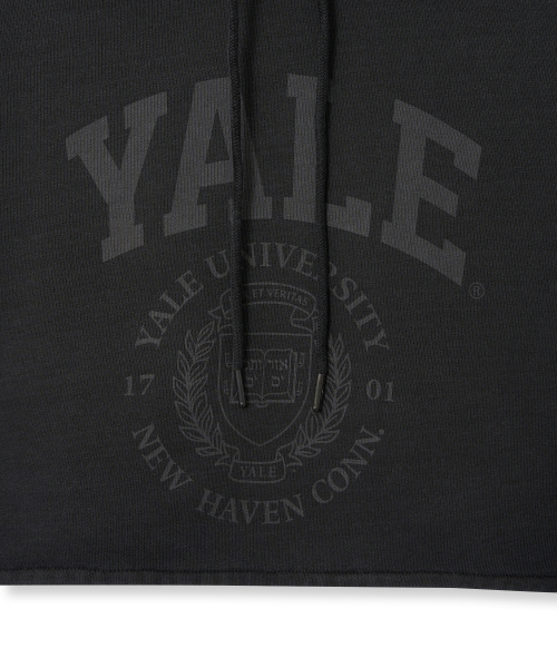 YALE(イェール)の「ウィメンズアーチロゴピグメントクロップフード_チャコール(パーカー・レディース・その他・SMALL/MEDIUM)」の6枚目の写真