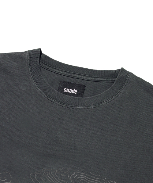 suade（スエード）の「CONTOUR TEE [PIGMENT BLACK]（Tシャツ/カットソー・レディース・その他・MEDIUM/LARGE/X-LARGE）」の3枚目の写真