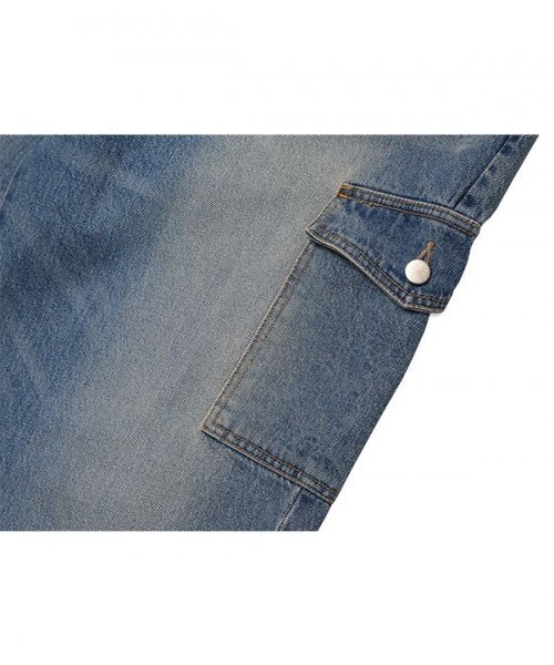 youthbath(ユースバース)の「PK WRESTLER CARGO WORK PANTS_DENIM BLUE(デニムパンツ・レディース・その他・MEDIUM/SMALL/X-SMALL/LARGE)」の4枚目の写真
