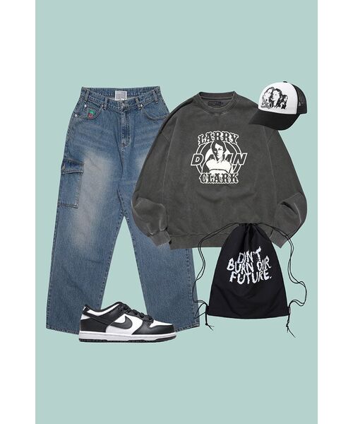youthbath(ユースバース)の「PK WRESTLER CARGO WORK PANTS_DENIM BLUE(デニムパンツ・レディース・その他・MEDIUM/SMALL/X-SMALL/LARGE)」の13枚目の写真