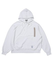 INSIDEOUT OVERSIZED BIO-WASHED HOODIE V2  WHITE