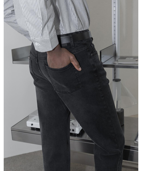 WORK ON BODY OFF（ワークオンボディオフ）の「WOBO オフデニム [ブラック]（デニムパンツ・メンズ・その他・2XL/L/M/S/XL）」の4枚目の写真