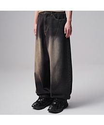 ZENDUST（ジェンダスト）の「Par Tapered Dart Denim Pants BLACK（デニムパンツ）」