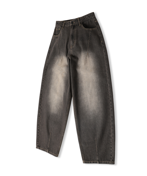 ZENDUST（ジェンダスト）の「Par Tapered Dart Denim Pants BLACK（デニムパンツ・レディース・ブラック・SMALL/MEDIUM/LARGE/X-LARGE/X-SMALL）」の3枚目の写真