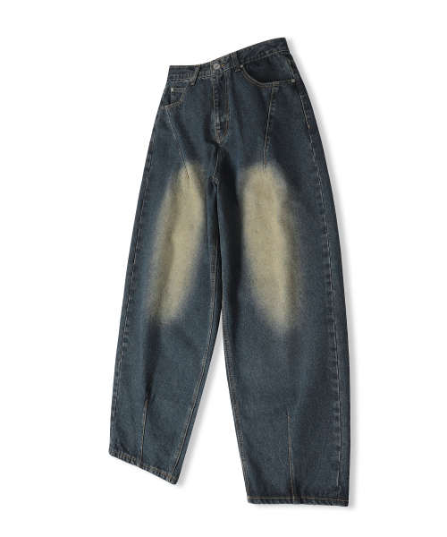 ZENDUST（ジェンダスト）の「Par Tapered Dart Denim Pants BLACK（デニムパンツ・レディース・ブラック・SMALL/MEDIUM/LARGE/X-LARGE/X-SMALL）」の4枚目の写真