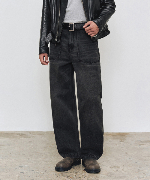 DECET(デケト)の「M35 Fatigue Pants DCPT065Black(デニムパンツ・レディース・その他・24/26/28/30/32/34)」の4枚目の写真