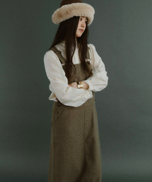 HOWUS（ホワス）の「ULT OVERALL (BROWN)（サロペット/オーバーオール）」