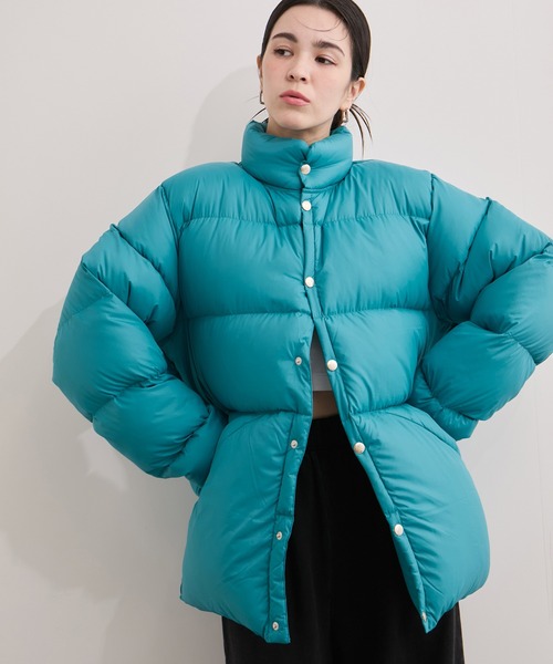GERRY(ジェリー)の「【GERRY/ジェリー】GIB DOWN JACKET ダウンジャケット(ダウンジャケット/コート・レディース・サックスブルー/カーキ/ブラック/ホワイト・FREE)」の16枚目の写真