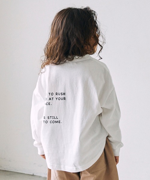 GENERATOR（ジェネレーター）の「GENERATOR/ジェネレーター TAKE IT L/S Tシャツ（Tシャツ/カットソー・キッズ・ホワイト/ベージュ系その他/ブラック・M/L/XL）」の4枚目の写真