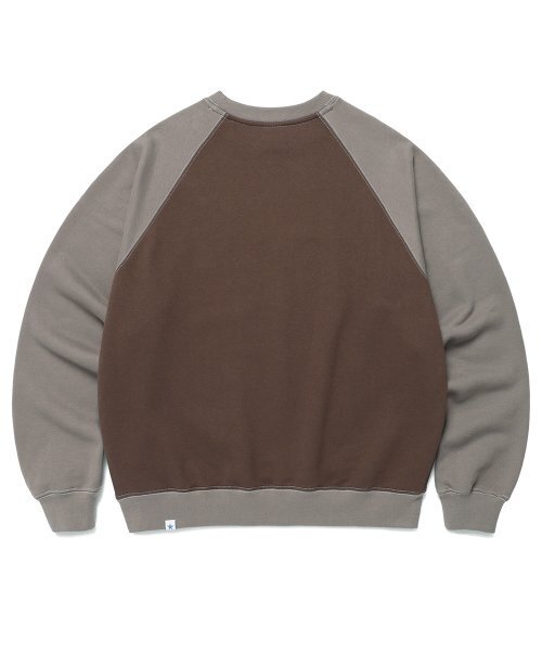 Cavish(カビシ)の「GUERILLA SLAMMERS RAGLAN SWEATSHIRT BROWN(CV2DFUM445A)(スウェット・レディース・ブラウン・LARGE/MEDIUM/SMALL/X-LARGE)」の2枚目の写真