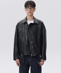 PLAC（プラック）の「ダブルレイヤーレザージャケットブラック（ライダースジャケット）」