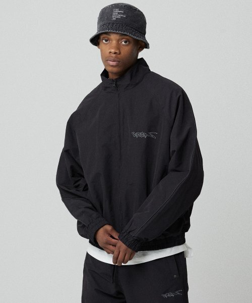 トレイク 5760A ウィンドブレーカー オーバーサイズ ブラック セットアップ トラックジャケット